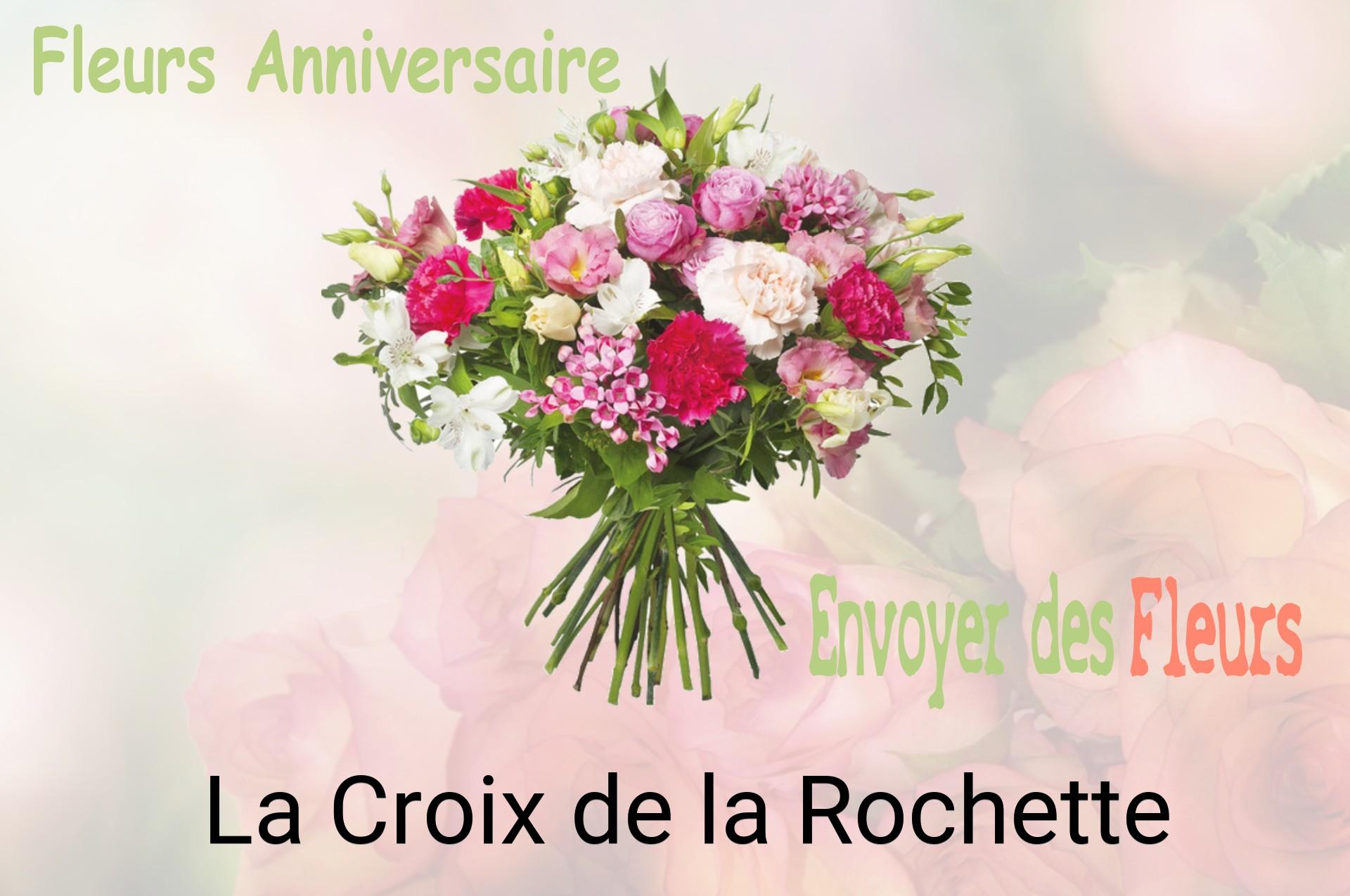Bouquet de fleurs d’anniversaire livré à La Croix-de-la-Rochette