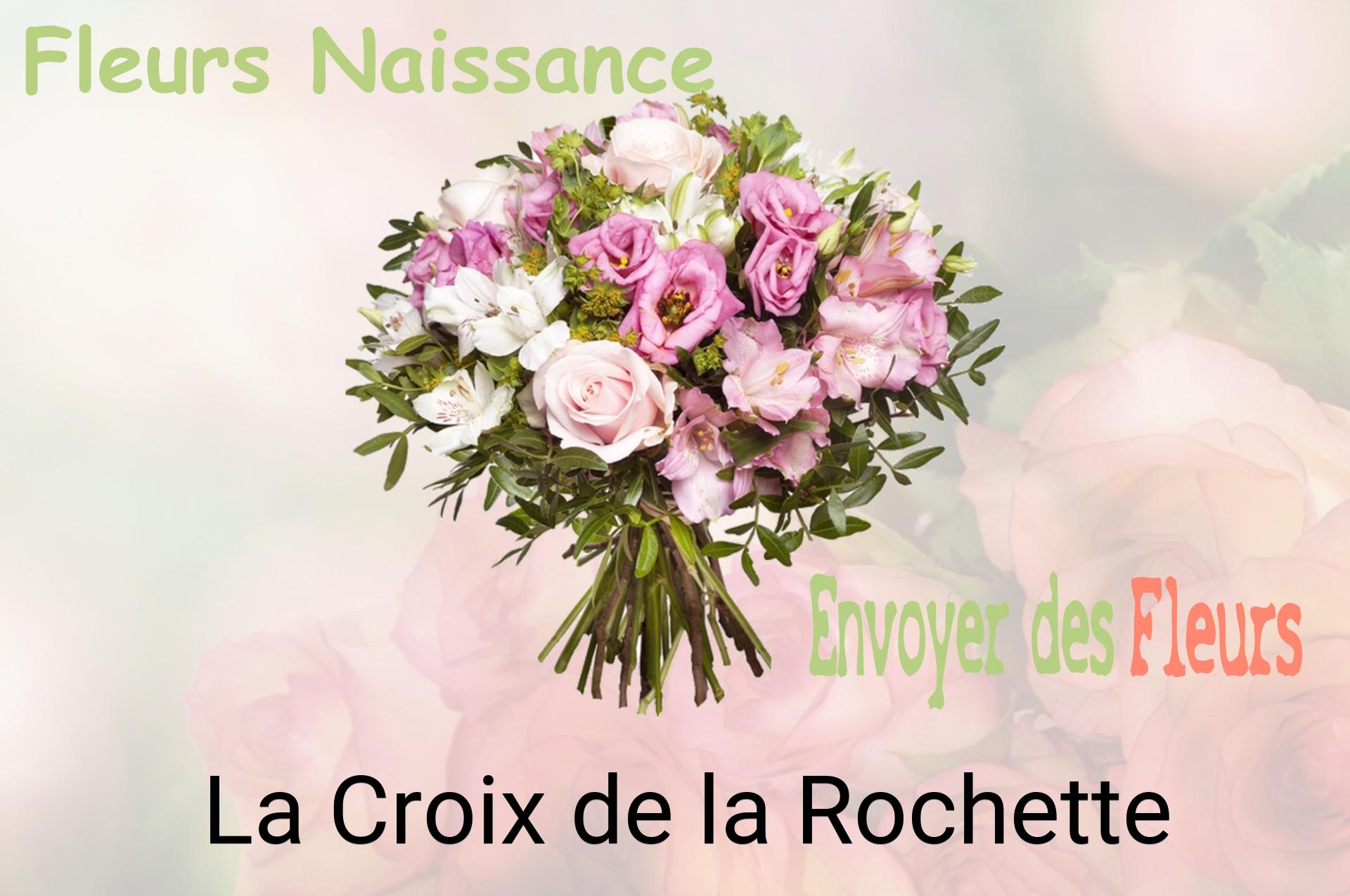 Bouquet de fleurs de naissance livré à La Croix-de-la-Rochette
