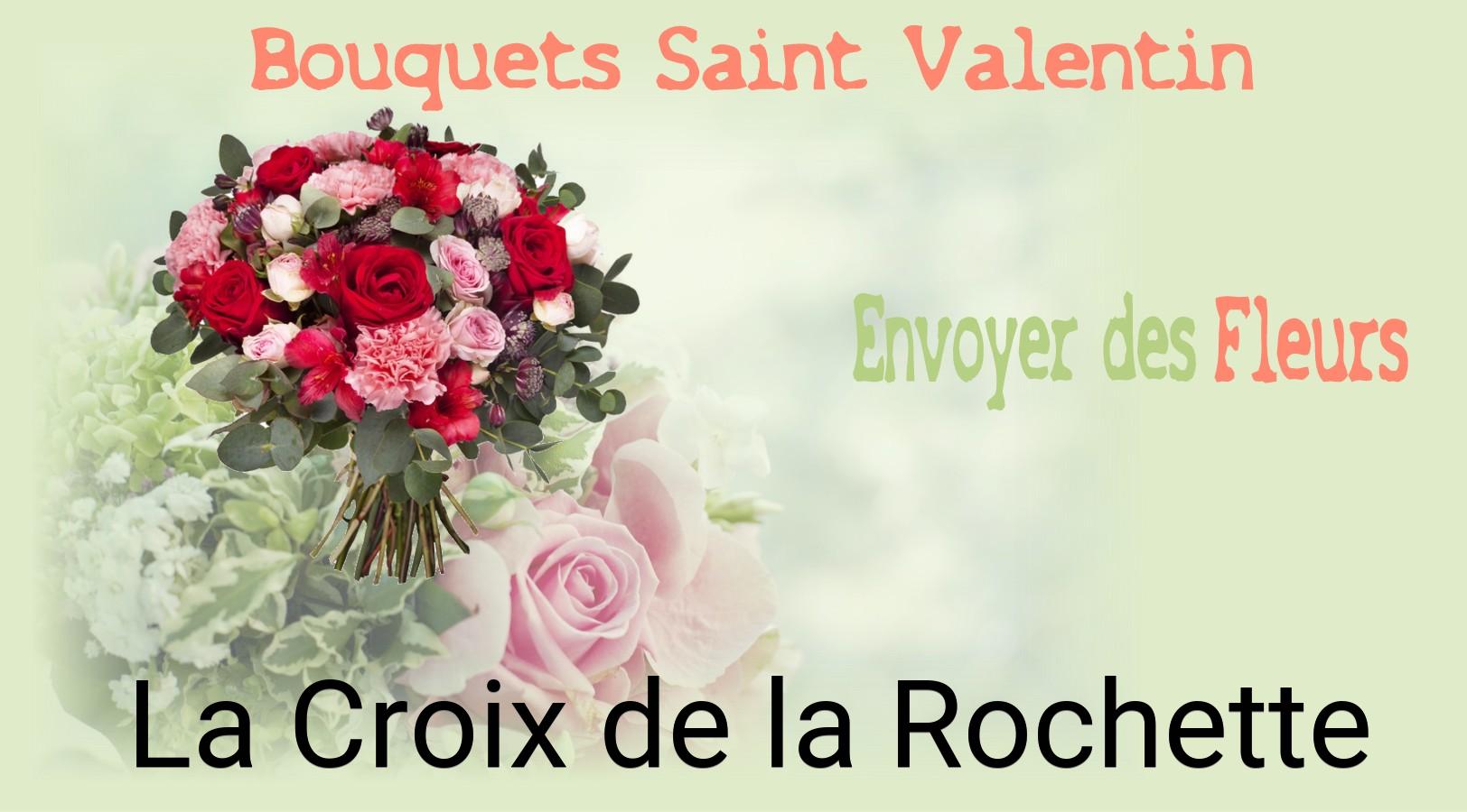 Roses de Saint-Valentin livrées à La Croix-de-la-Rochette